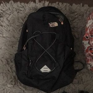 Northface Backpack with rose gold accents